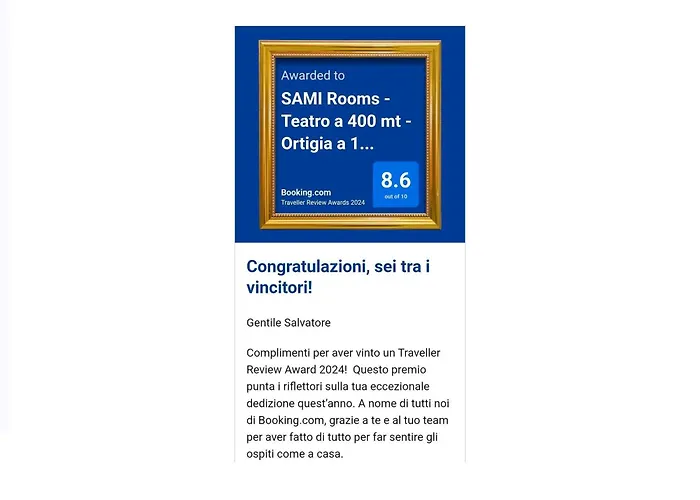 Sami Rooms - Teatro A 400 Mt - Ortigia A 1500 Mt -