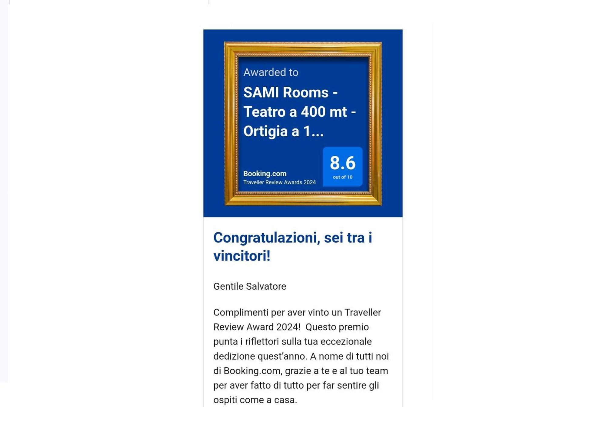 Guest house Sami Rooms: Theater District Retreat Near Ortigia